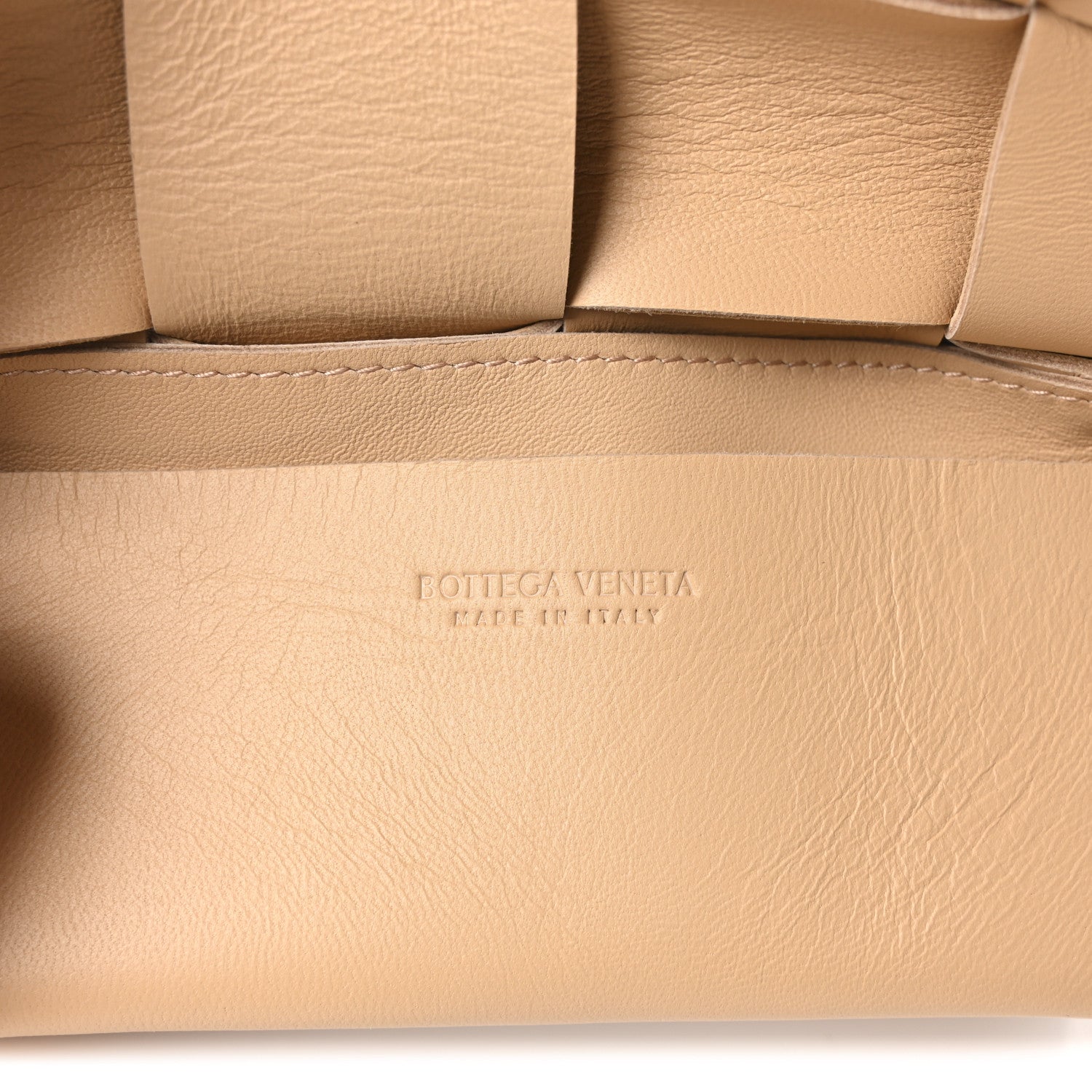 Bottega Veneta Nappa Maxi Intreccio The Belt Cassette Bag Almond 5 of 8