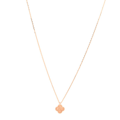 Van Cleef & Arpels 18K Rose Gold Sweet Alhambra Pendant Necklace 1 of 6