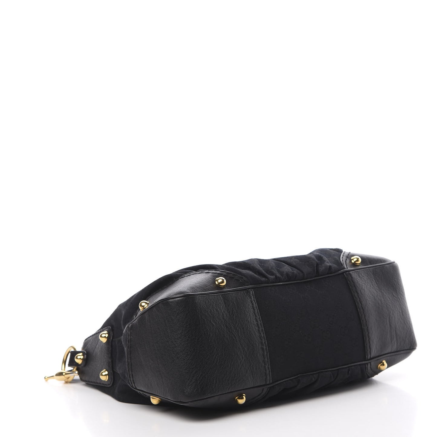 Monogram Medium Jockey Hobo Black