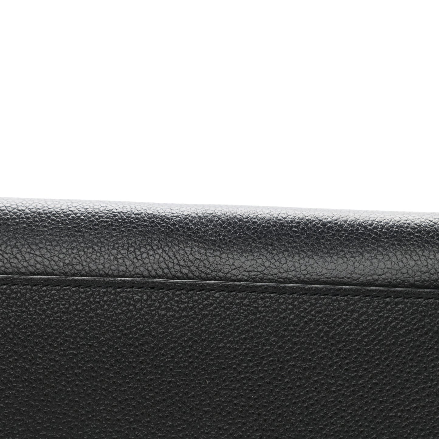 Grained Calfskin Small Sac De Jour Black