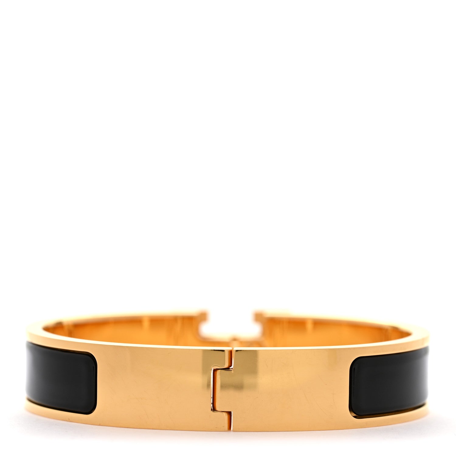 Hermes Enamel Narrow Clic Clac H Bracelet PM Black 3 of 6