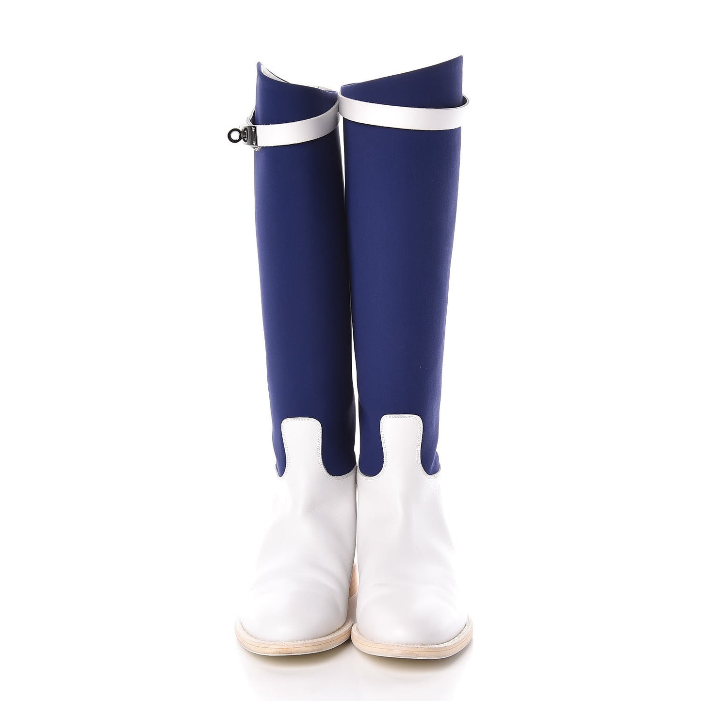 Toile Calfskin Kelly Jumping Boots 37