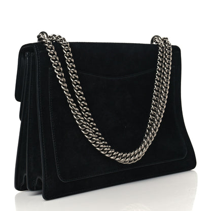 Gucci Suede Medium Dionysus Shoulder Bag Black 3 of 8