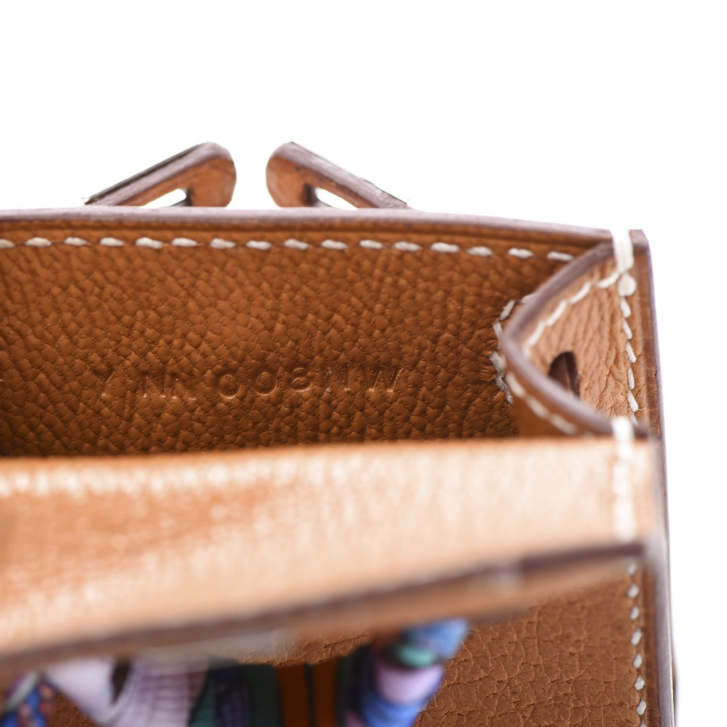 Peau Porc Mini Kelly Twilly Bag Charm Toffee