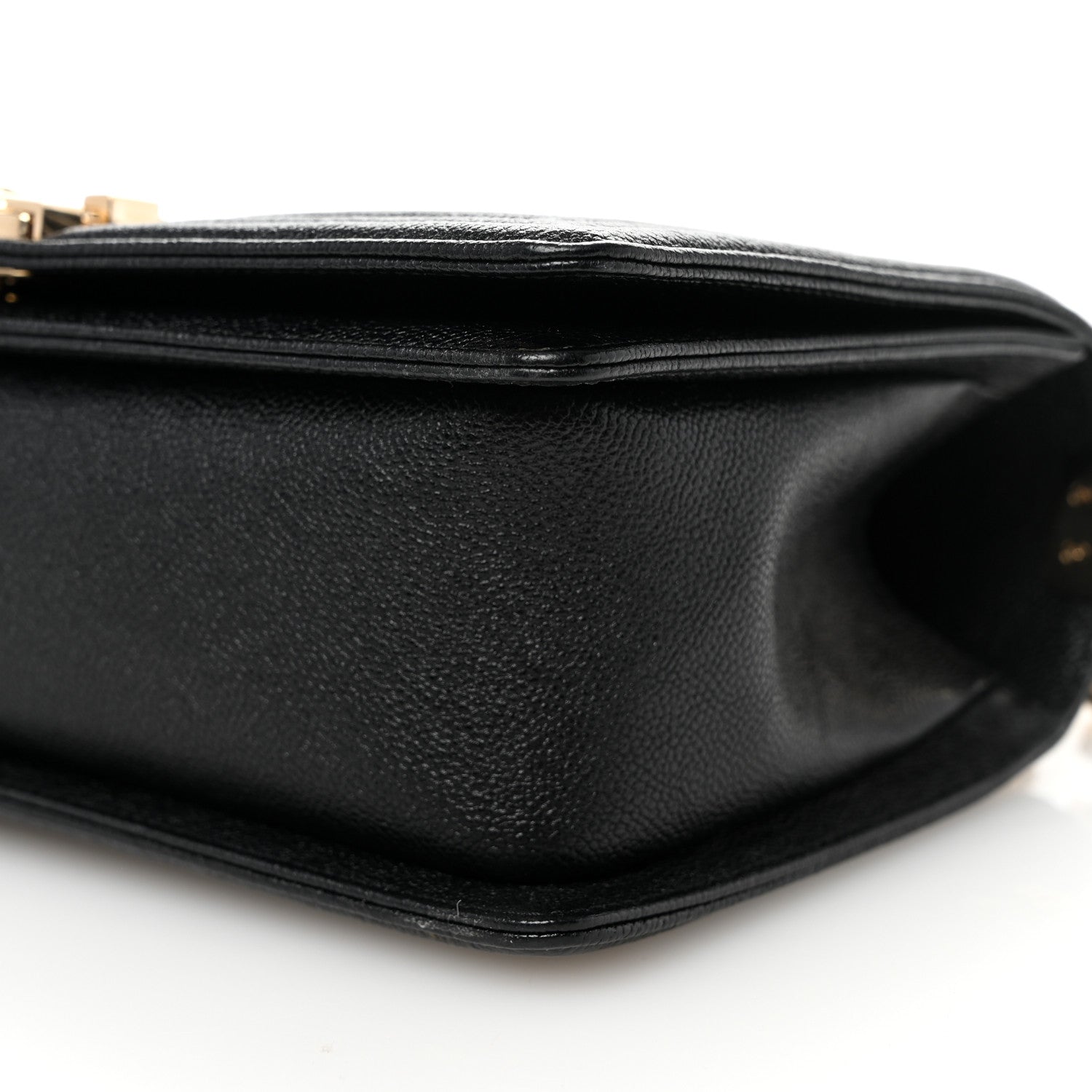 Chanel Caviar Chevron Quilted Medium Boy Flap Black 9 of 9