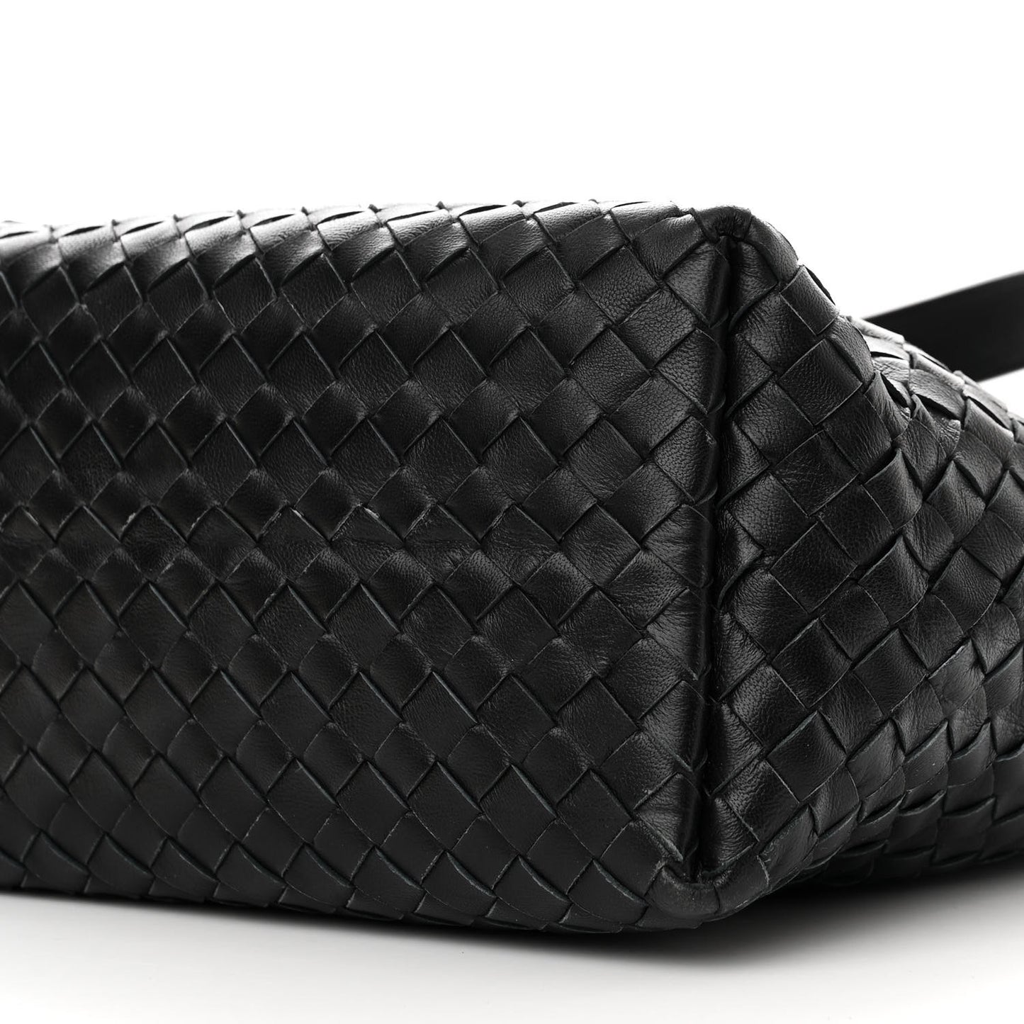 Nappa Intrecciato Small Bella Tote Black