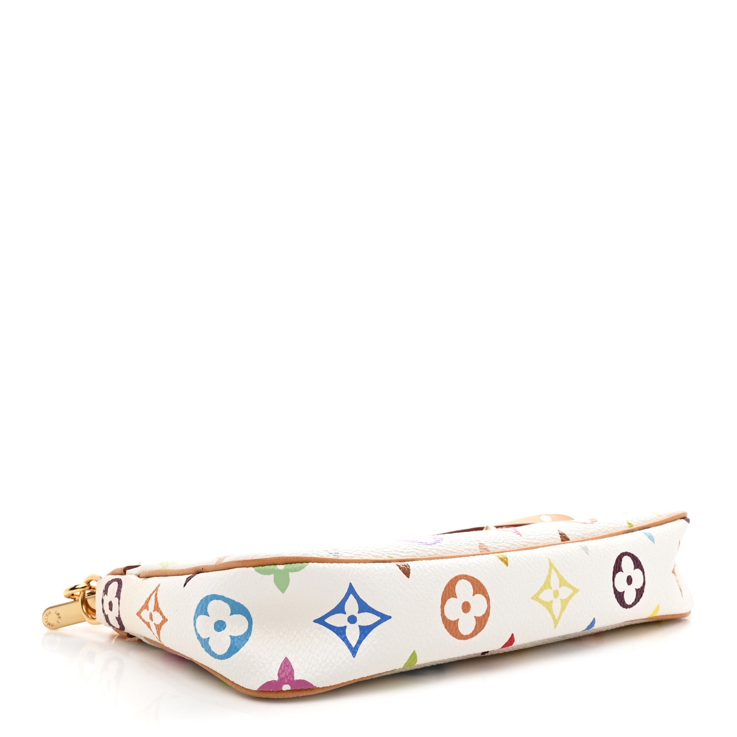 Louis Vuitton Monogram Multicolor Pochette Accessories White 4 of 9