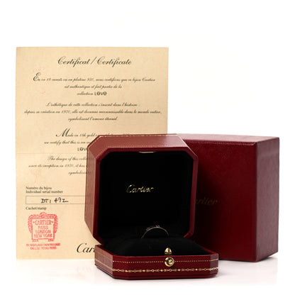 Cartier 18K Pink Gold 3.5mm LOVE Wedding Band Ring 53 6.5 5 of 5