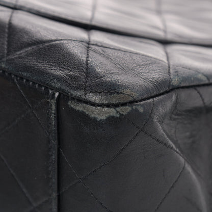 Chanel Lambskin Quilted XL Jumbo Single Flap Black 11 of 19