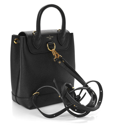 Louis Vuitton Calfskin Lockme Mini Backpack Black 2 of 7