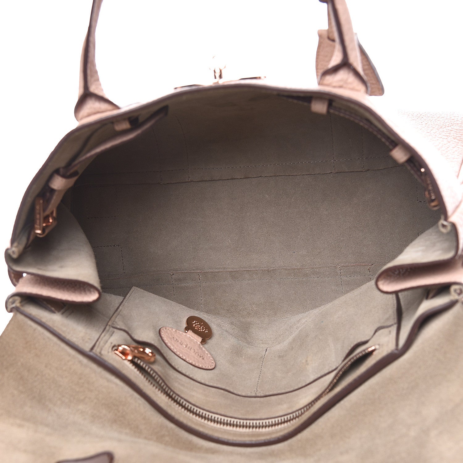 Mulberry Natural Grain Calfskin New Bayswater Blush 5 of 19