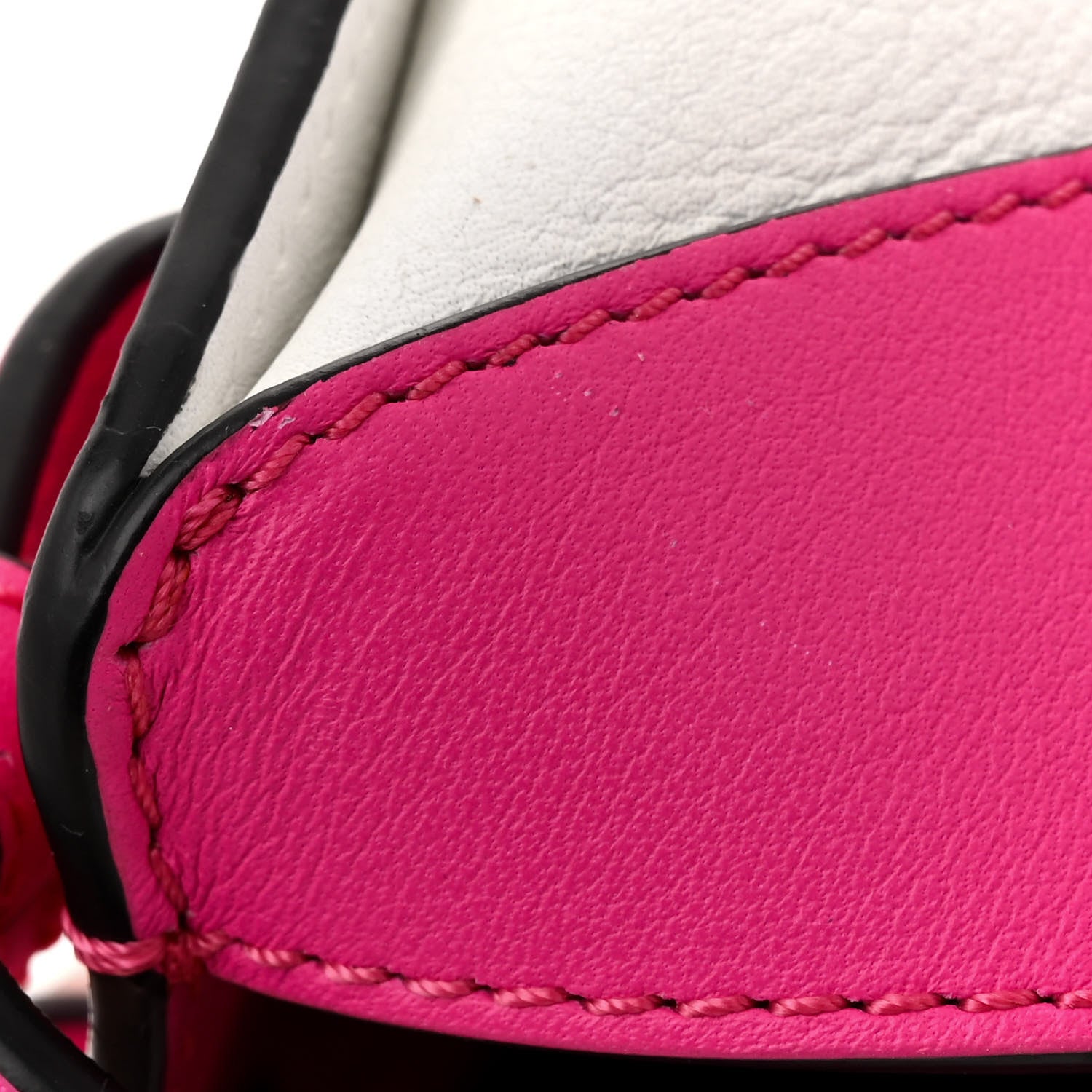 Loewe Calfskin Small Hammock Shoulder Bag Shocking Pink White 15 of 15