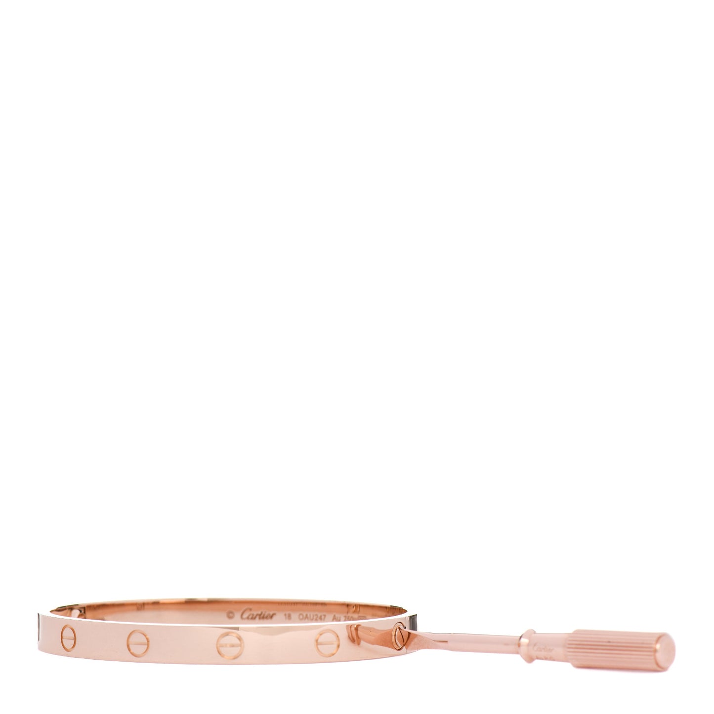 18K Pink Gold LOVE Bracelet 18