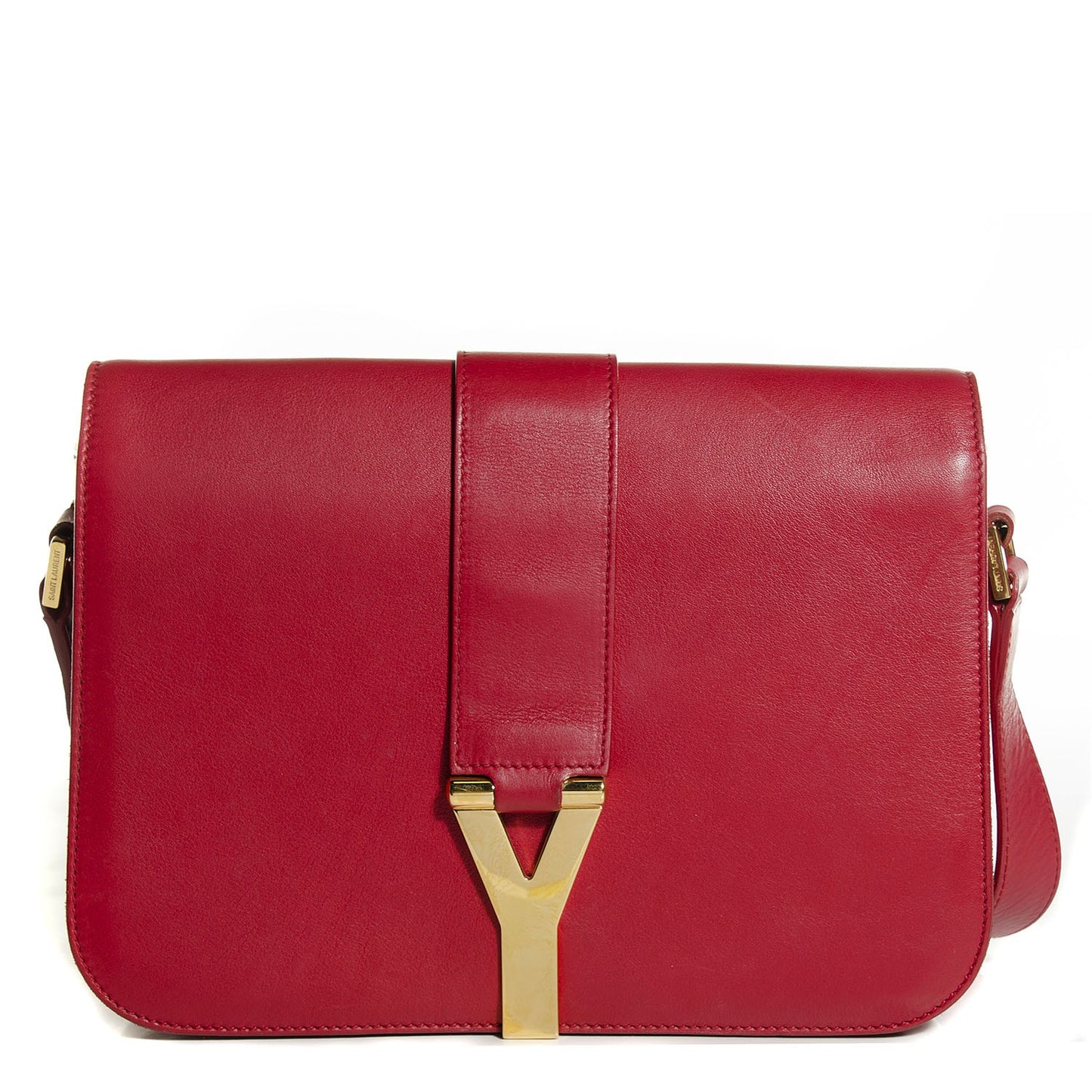 Calfskin Classic Y Satchel Red