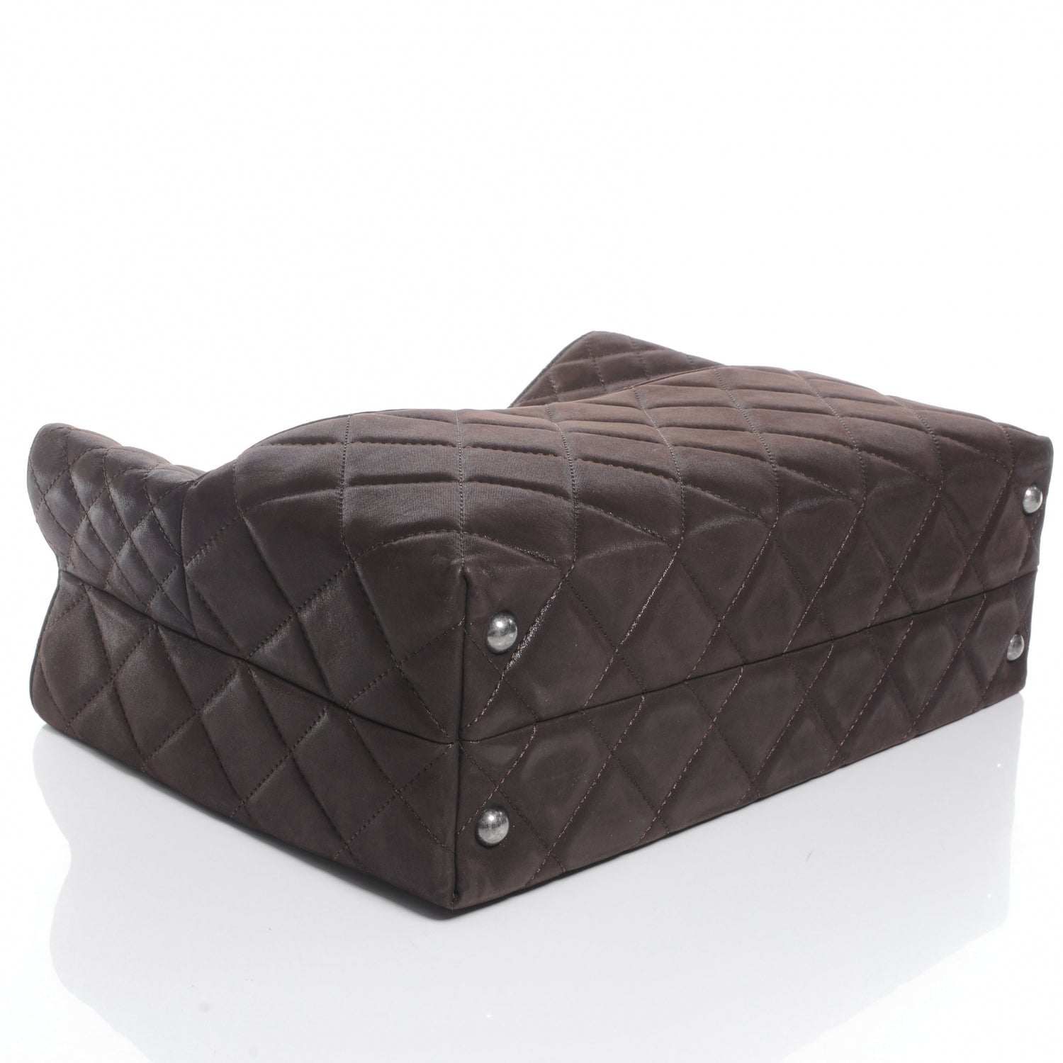 Chanel Iridescent Calfskin Mademoiselle Reissue Tote Large Brown 4 of 7