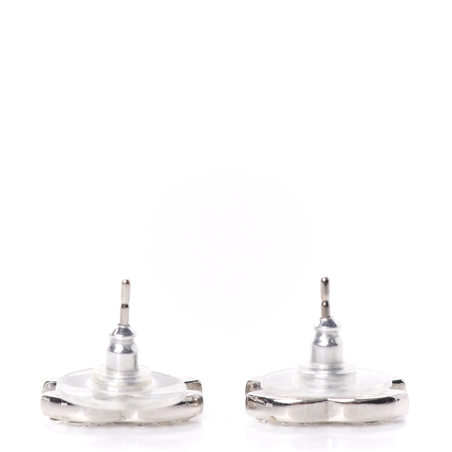 Crystal Timeless CC Earrings Silver