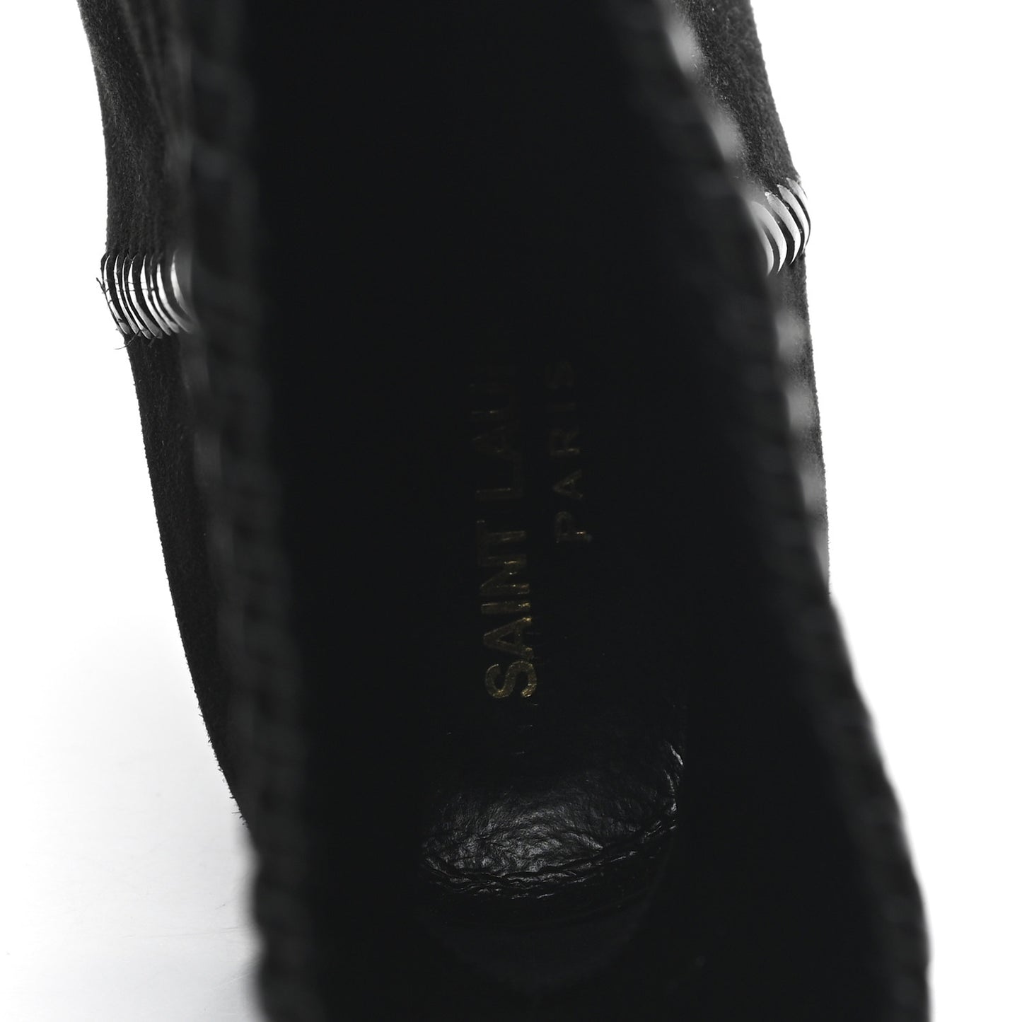 Suede Calfskin Niki 105 Wedge Booties 39.5 Black