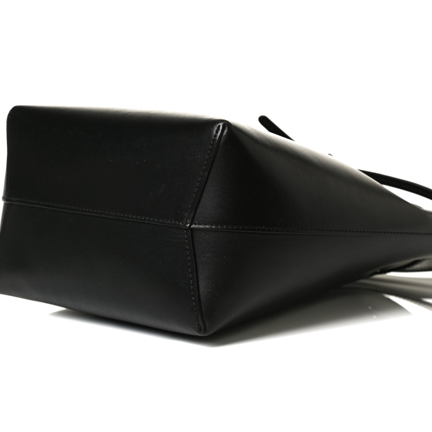 Calfskin Mini Bucket Bag Black Flamma