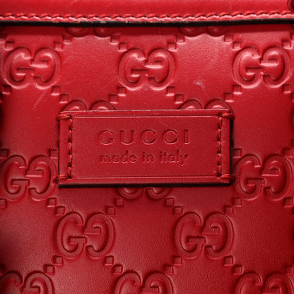 Gucci Guccissima Signature Large Duffle Hibiscus Red 6 of 10