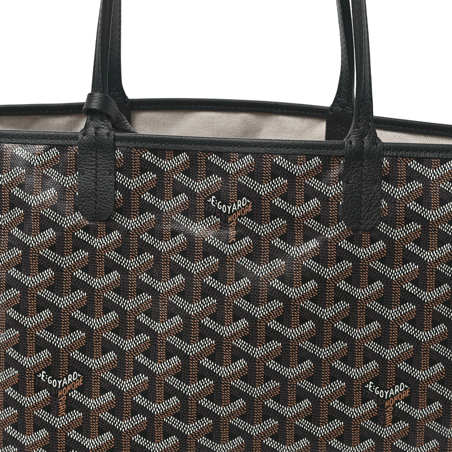 Goyard Goyardine Saint Louis PM Black 8 of 10