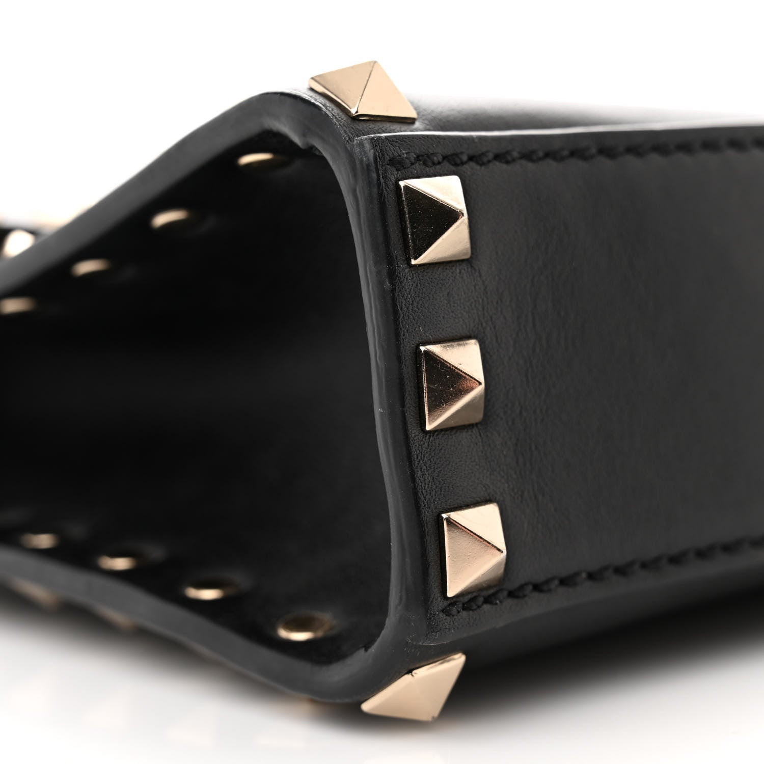 Valentino Garavani Vitello Medium Rockstud Flip Lock Crossbody Bag Black 8 of 12