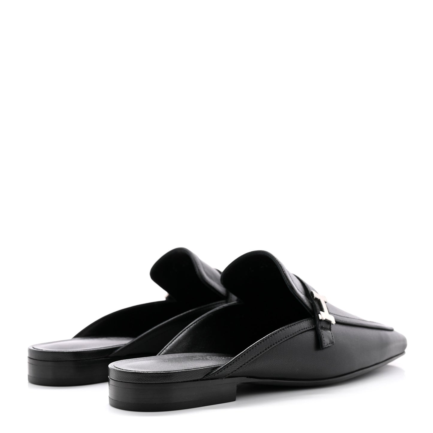 Goatskin Groupie Mules 35 Black