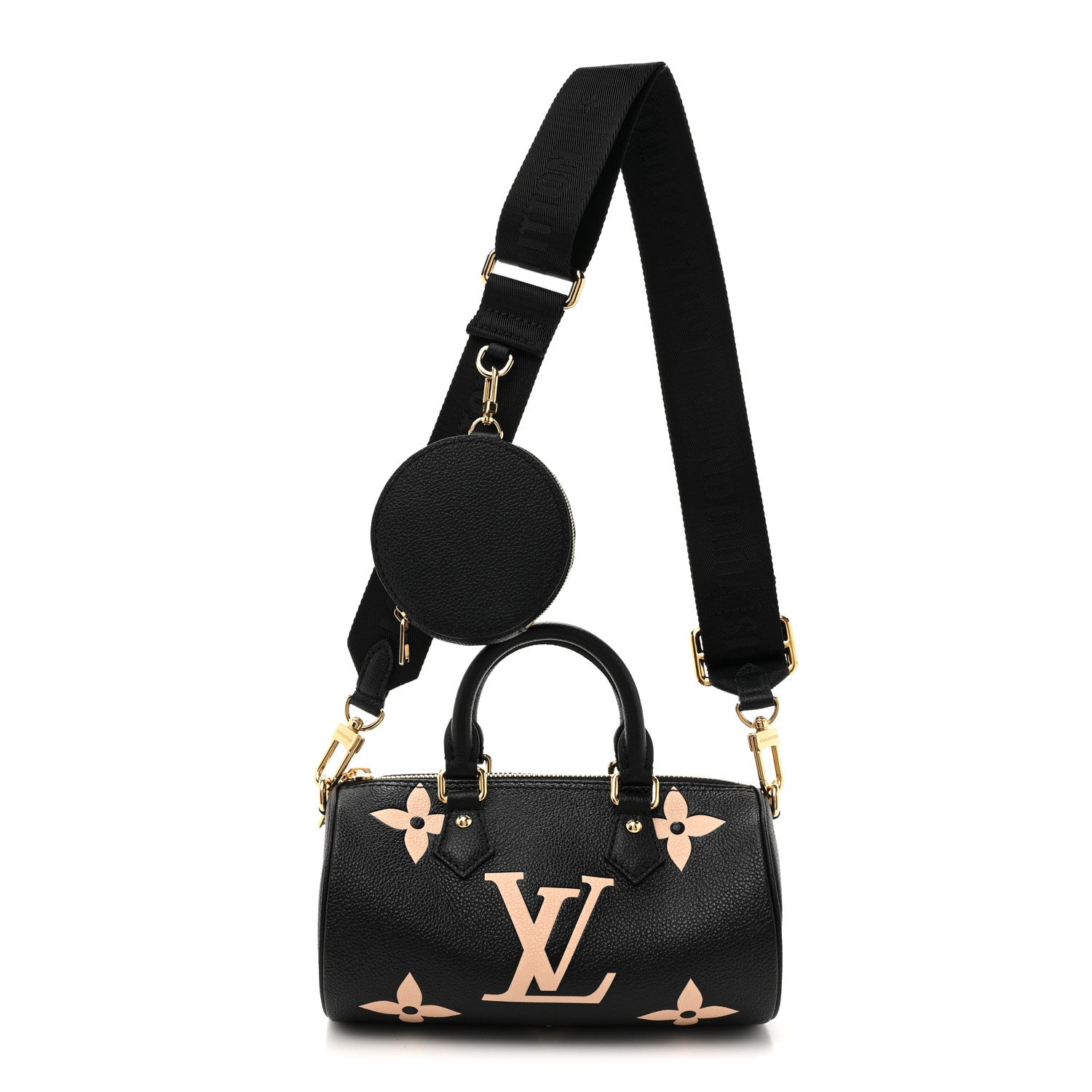 Louis Vuitton Empreinte Monogram Giant Papillon BB Black Beige 1 of 9