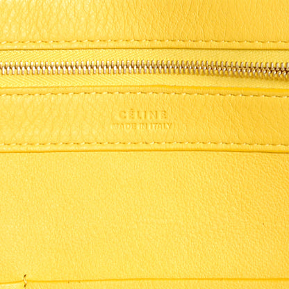Celine Calfskin Medium Horizontal Cabas Phantom Sun Yellow 8 of 8