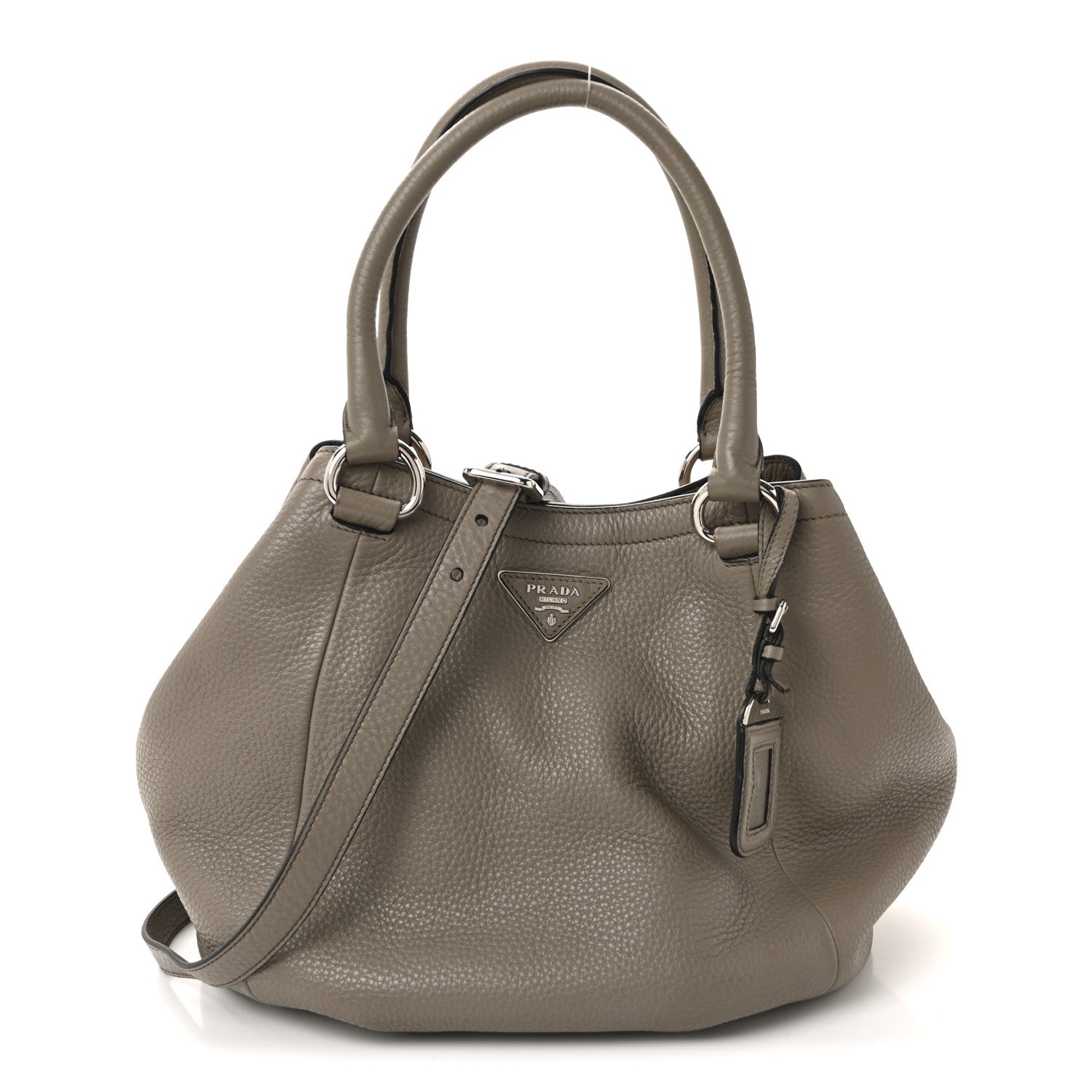 Prada Vitello Daino Shopping Tote Argilla 1 of 9