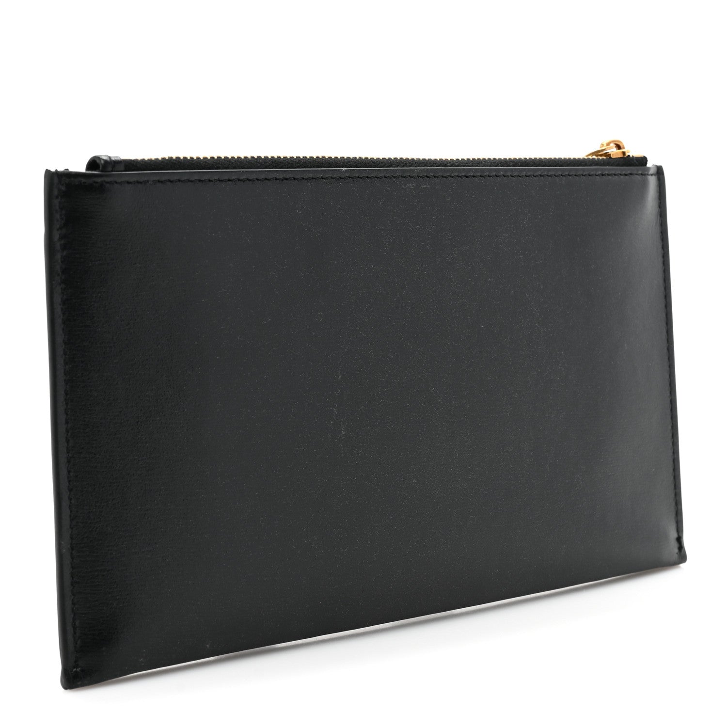 Saint Laurent Smooth Calfskin Monogram Bill Pouch Black 3 of 13