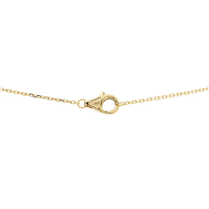 Cartier 18K Yellow Gold Diamond Mother of Pearl XS Amulette de Cartier Pendant Necklace 5 of 6