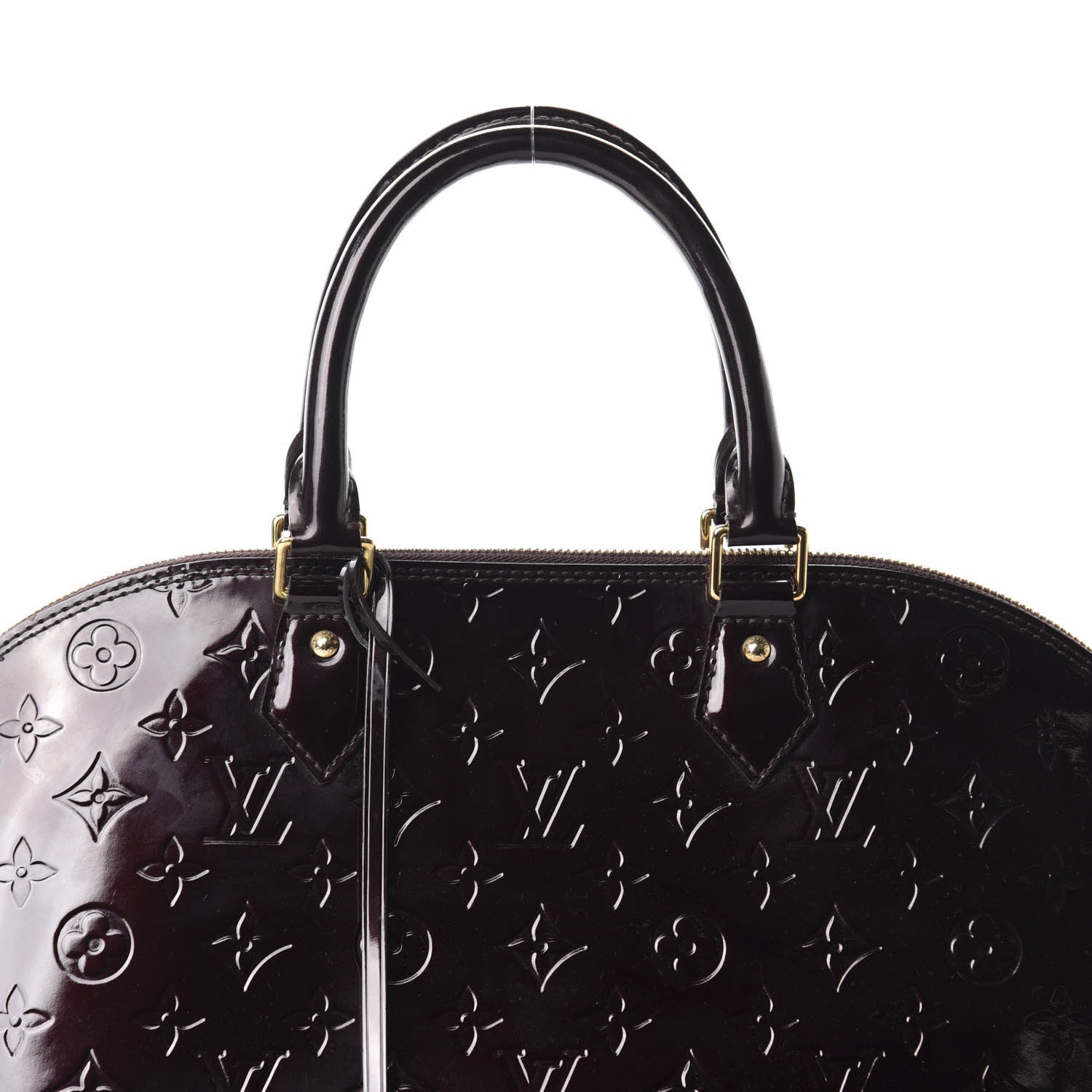 Louis Vuitton Vernis Alma GM Amarante 11 of 11