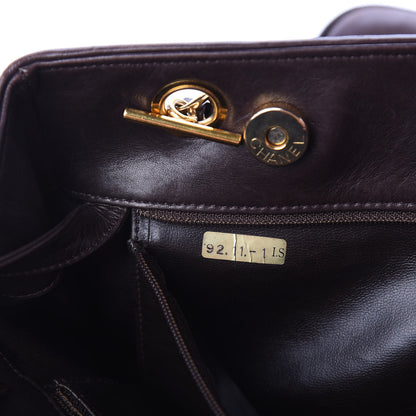 Chanel Suede Quilted Tote Bag Brown 10 of 17