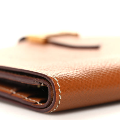 Hermes Epsom Bearn Compact Wallet Gold 10 of 12
