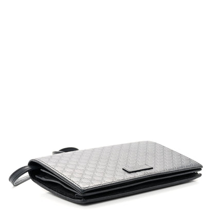 Gucci Microguccissima Crossbody Wallet Black 5 of 11