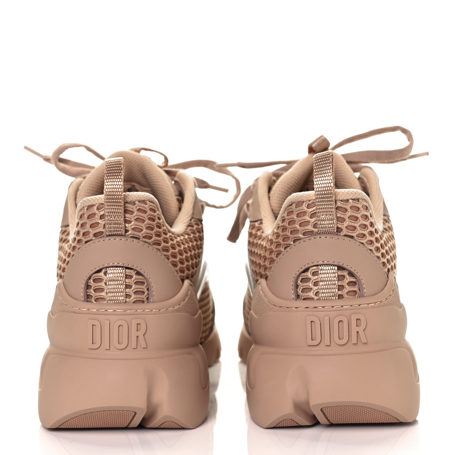 Christian Dior Resille Calfskin D-Connect Sneakers 39 Nude 10 of 20