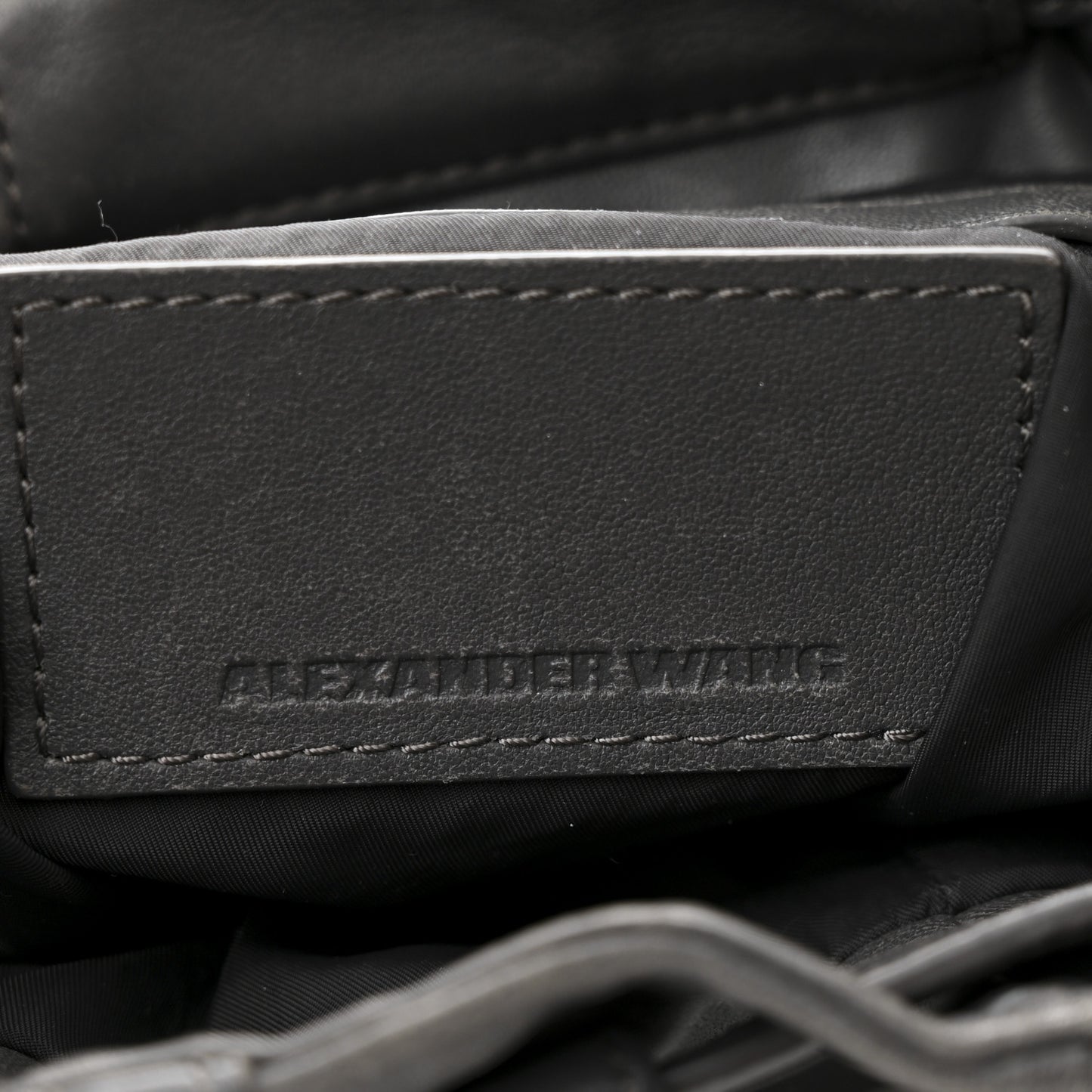 Lambskin Backpack Bag Grey