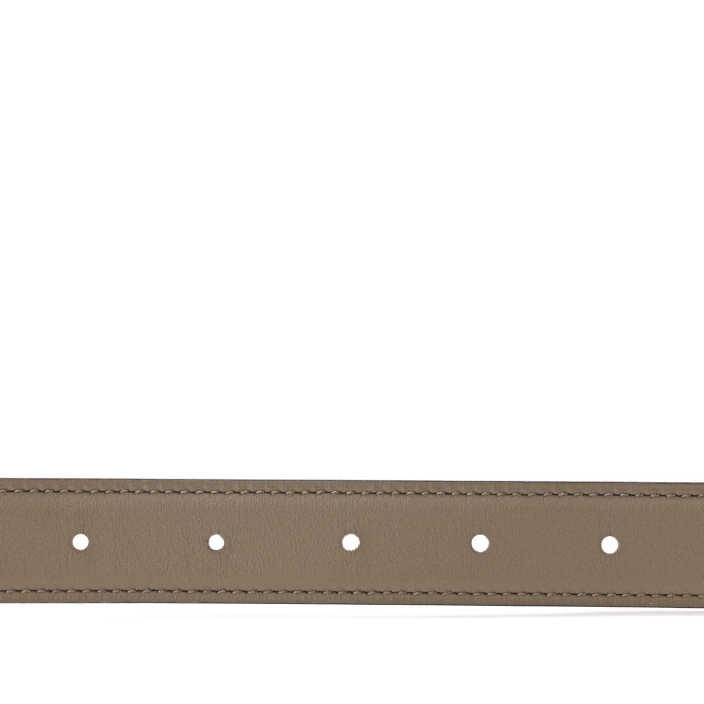 Epsom Swift 24mm Mini H Belt 85 34 Etoupe White