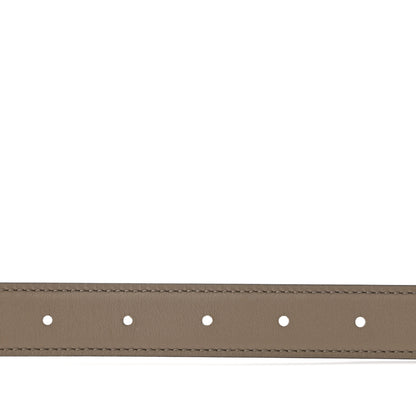 Hermes Epsom Swift 24mm Mini H Belt 85 34 Etoupe White 5 of 7