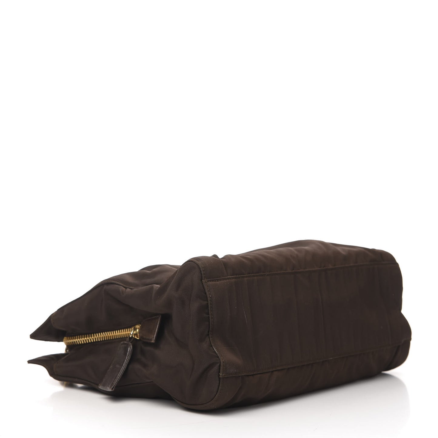 Tessuto Nylon Catena Shoulder Bag Ebano