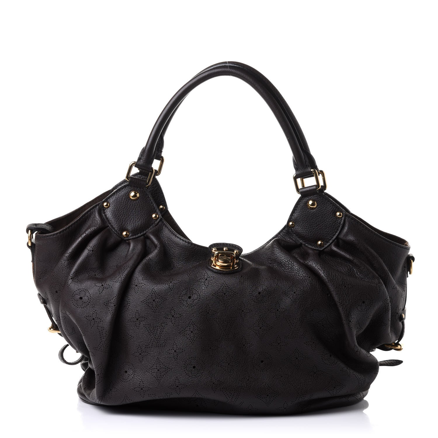 Louis Vuitton Mahina L Chocolate 1 of 9