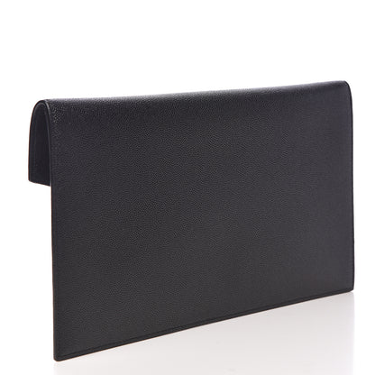 Saint Laurent Grain De Poudre Uptown Pouch Black 3 of 8
