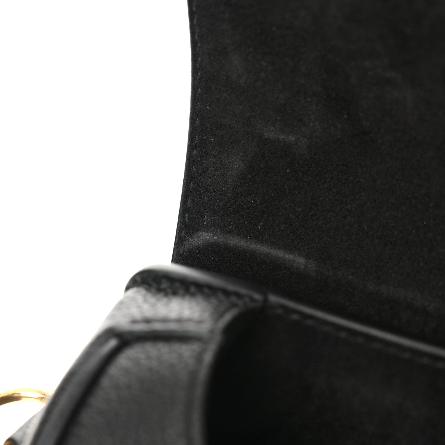 Christian Dior Grained Calfskin Medium Bobby Flap Black 12 of 12