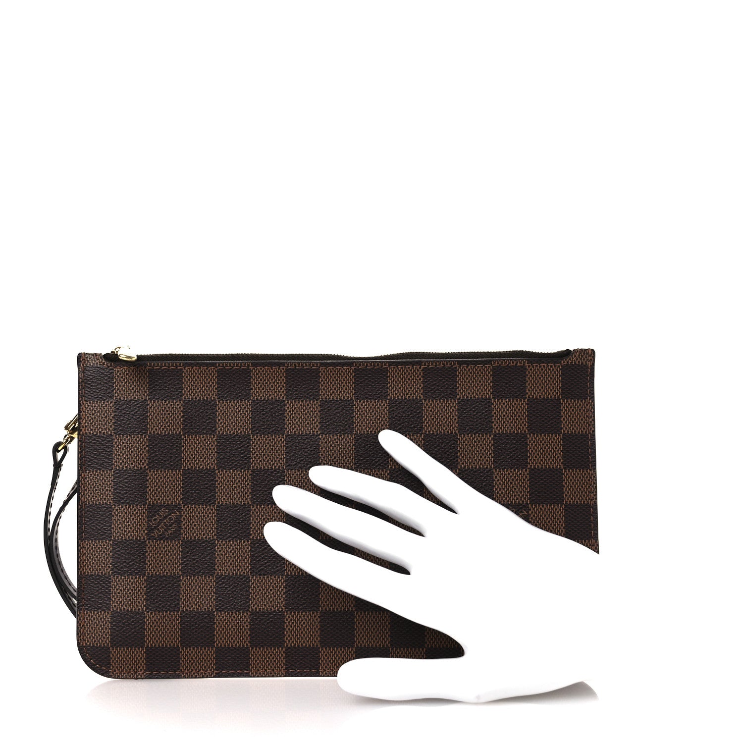 Louis Vuitton Damier Ebene Neverfull MM GM Pochette 2 of 10