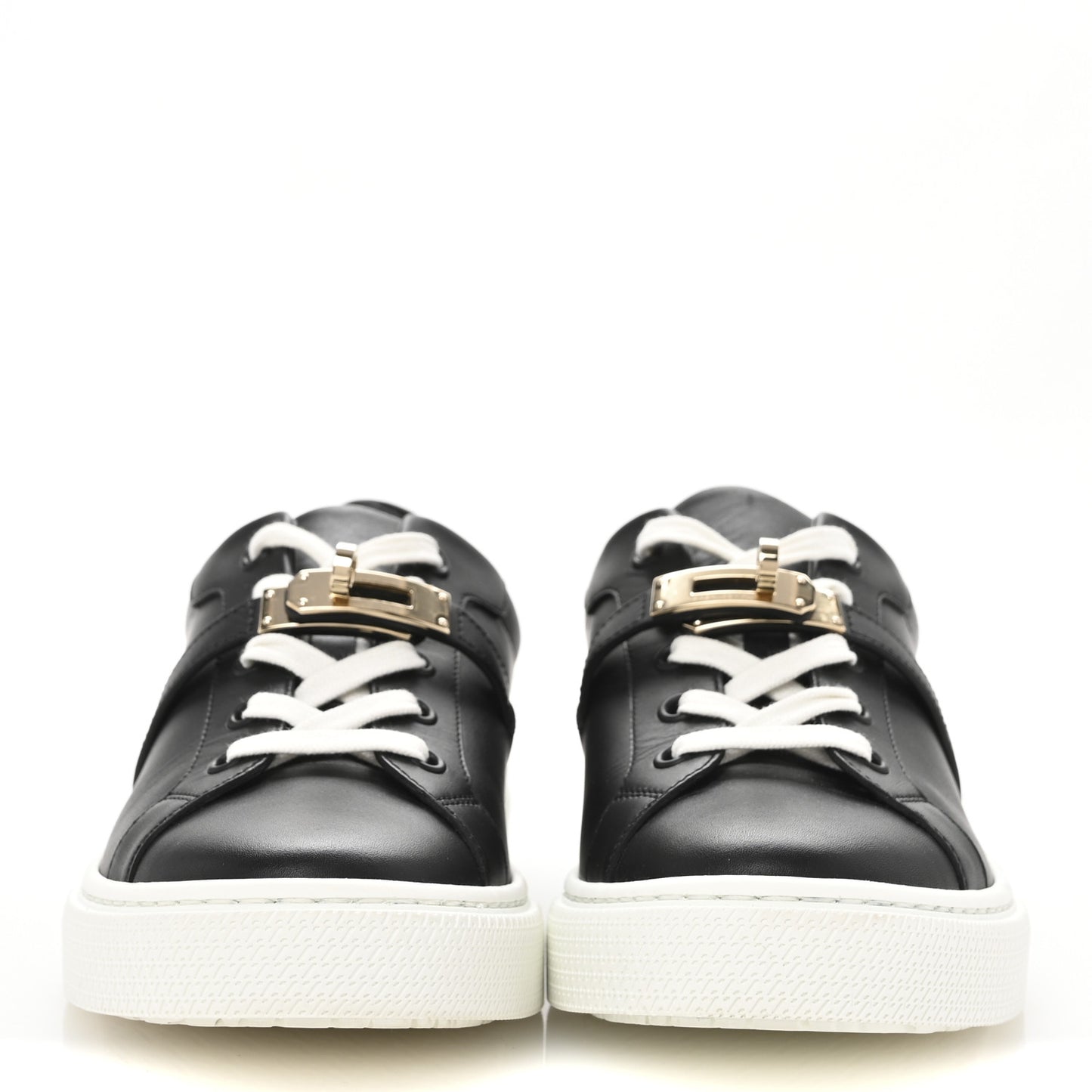 Calfskin Day Sneakers 37 Black