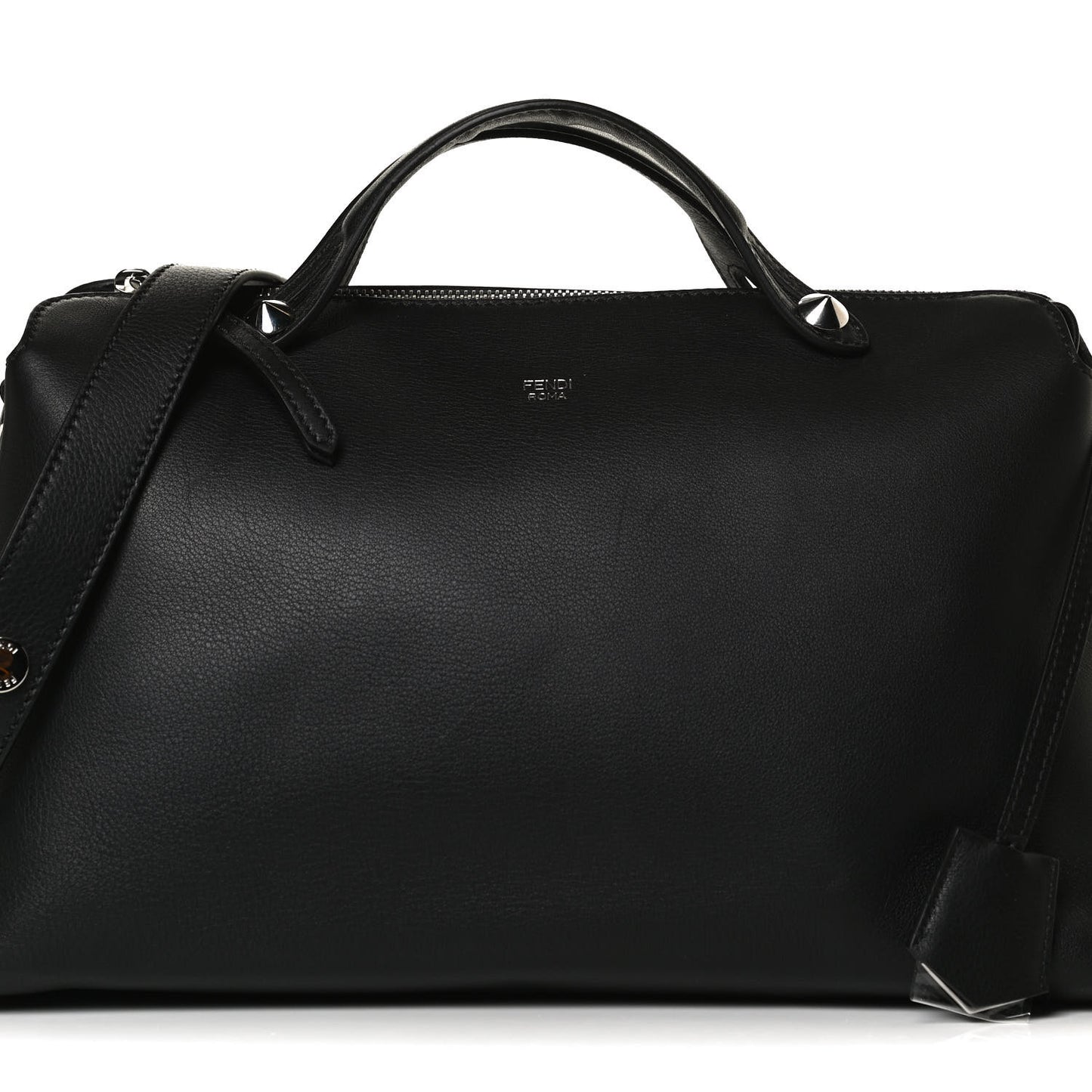 Vitello Dolce Marmol Large By The Way Boston Bag Black