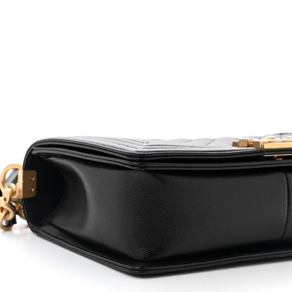 Chanel Caviar Quilted New Medium Boy Flap Black 9 of 11