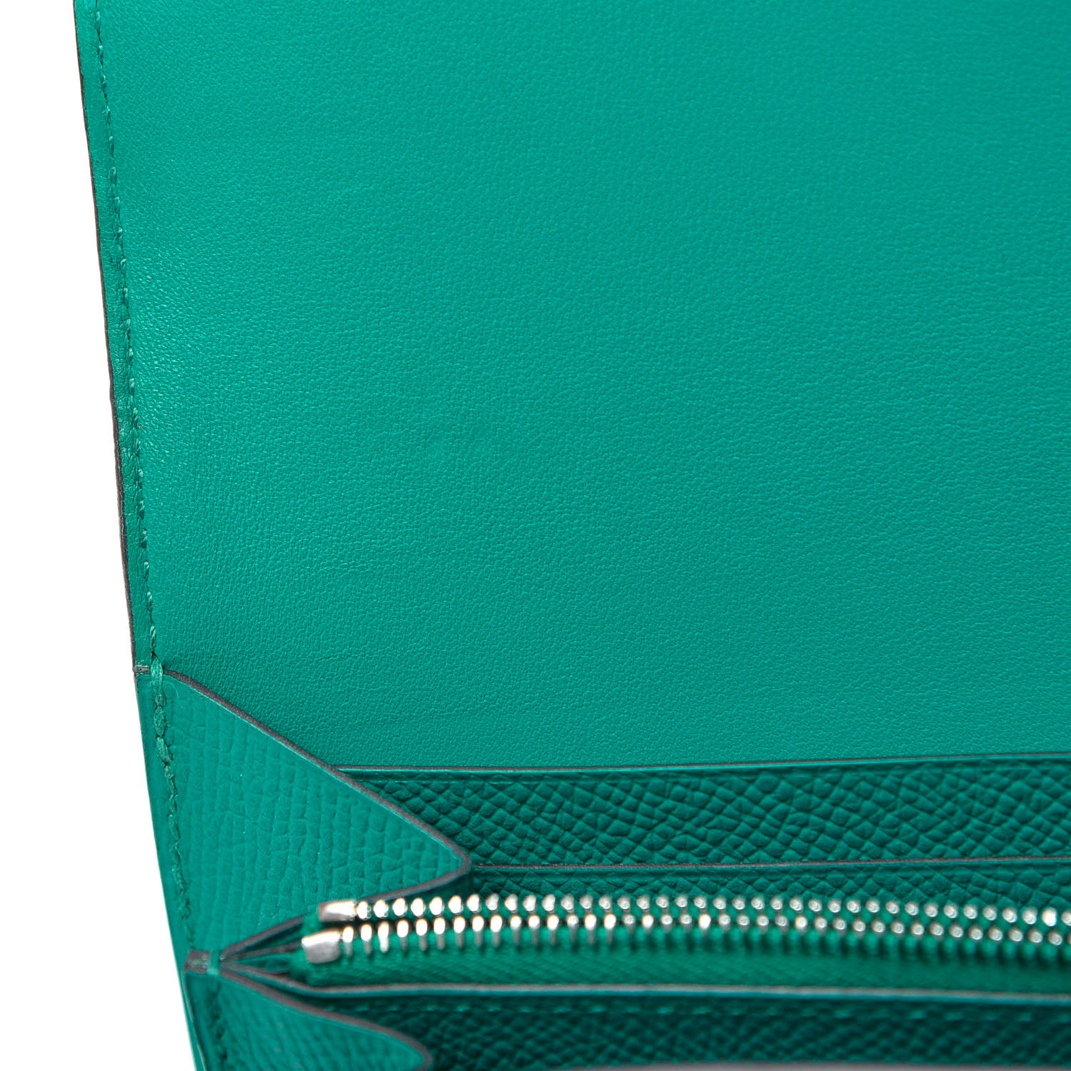 Hermes Epsom Constance Long Wallet Bleu Paon 8 of 9