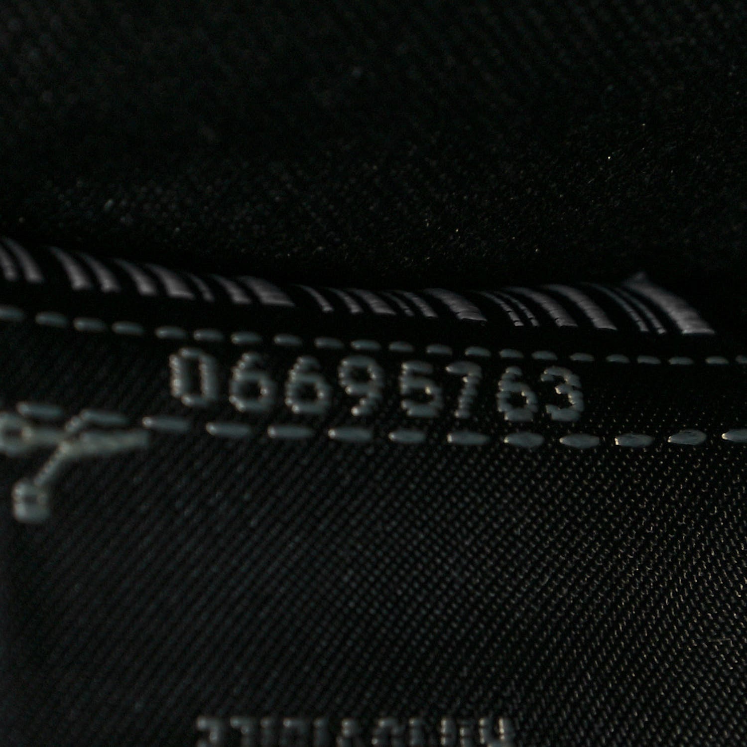 Fendi Recycled Fabric Jacquard Vitello Grace FF 1974 Baguette Belt Pouch Tobacco Moro Black 10 of 12