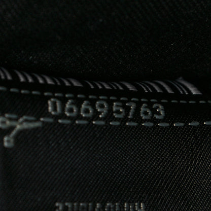 Fendi Recycled Fabric Jacquard Vitello Grace FF 1974 Baguette Belt Pouch Tobacco Moro Black 10 of 12